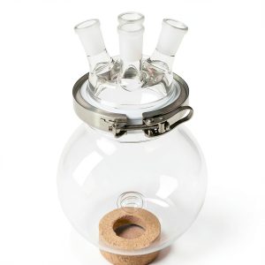 5000ML 4-Neck Reaction Flask by NANSHIN 5L Borosilicate Glass Reactor-0