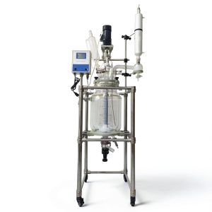 TECHTONGDA 20L Jacketed Reactor Double‑Layer Glass Digital Display-0