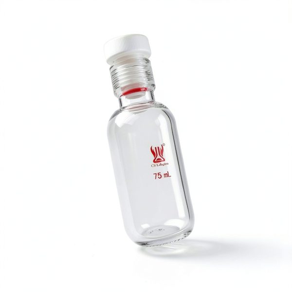 75ml Heavy Wall Pressure Vessel by CS Labglass Borosilicate Flask-2