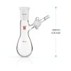 Schlenk Reaction Flask 50ml 24/40 Joint – CS Labglass Borosilicate-1