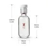 75ml Heavy Wall Pressure Vessel by CS Labglass Borosilicate Flask-1