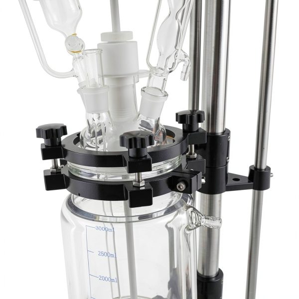 Jacketed Reactor 3L njxbrek Glass Reactor with Digital Double‑Layer-2