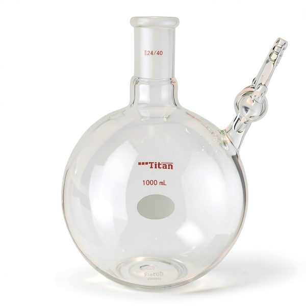 1000ml Schlenk Reaction Flask ADAMAS BETA with Stopcock 24/40 Joint-0