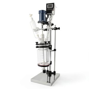 Jacketed Reactor 3L njxbrek Glass Reactor with Digital Double‑Layer-0