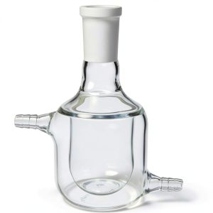Jacketed Glass Flask 50ml 24/40 Deschem Lab Reaction Bottle-0